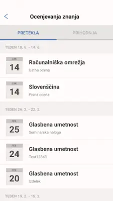 Moja šola android App screenshot 2