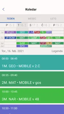 Moja šola android App screenshot 4